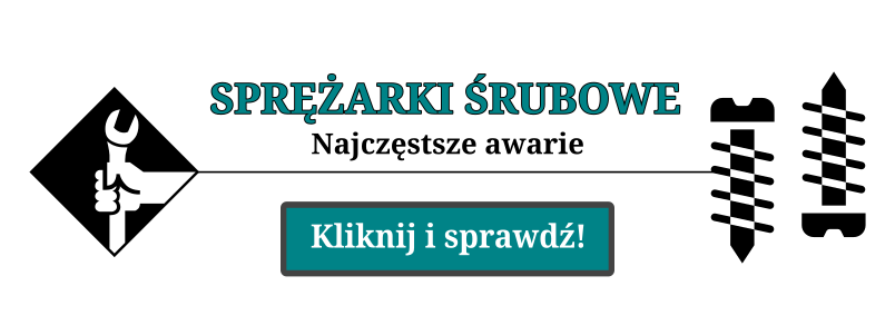 Baner sprężarki śrubowe najczęstsze awarie 